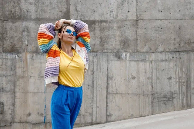 Rainbow Street Fashion